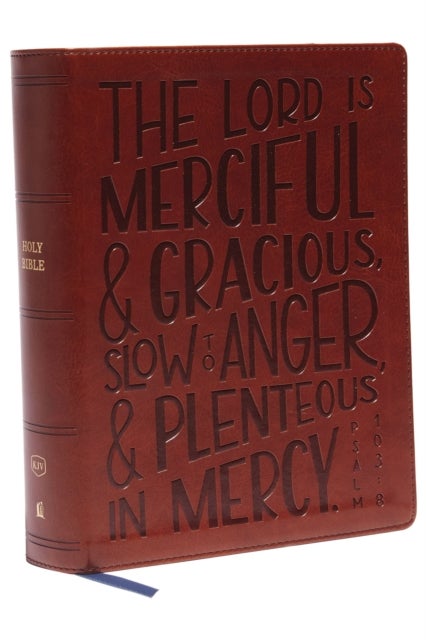 KJV, Journal Reference Edition Bible, Verse Art Cover Collection, Brown Leathersoft, Red Letter, Comfort Print - Let Scripture Explain Scripture. Reflect on What You Learn.