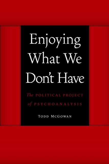 Enjoying What We Don''t Have - The Political Project of Psychoanalysis