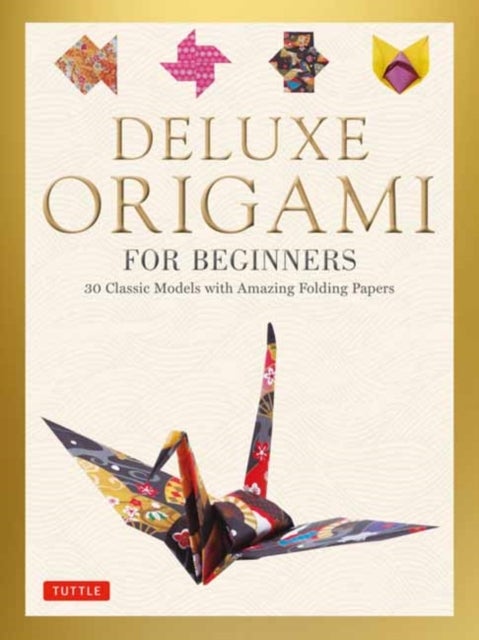 Deluxe Origami for Beginners Kit - 30 Classic Models with Amazing Folding Papers