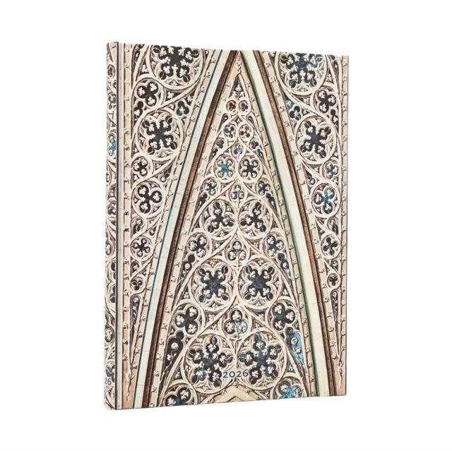 2026 Vault of the Milan Cathedral (Duomo di Milano) Midi 12-month Verso Hardcover Flexi Dayplanner 2026 (Wrap Closure)