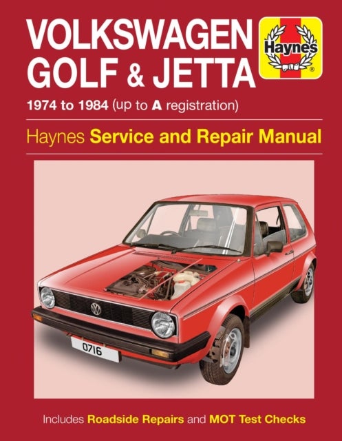 VW Golf & Jetta Mk 1 Petrol 1.1 & 1.3 (74 - 84) Haynes Repair Manual - 1974-84