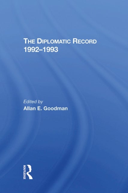 The Diplomatic Record 19921993