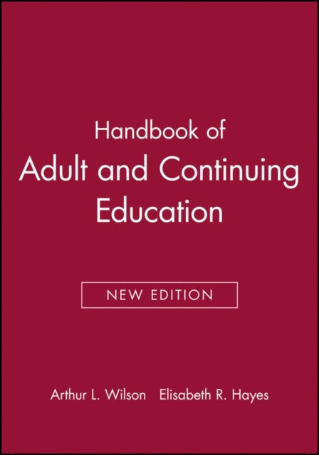 Handbook of Adult and Continuing Educ.