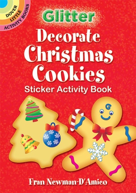 Glitter Decorate Christmas Cookies Sticker Activity Book
