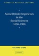 Some British Empiricists in the Social Sciences, 1650 1900
