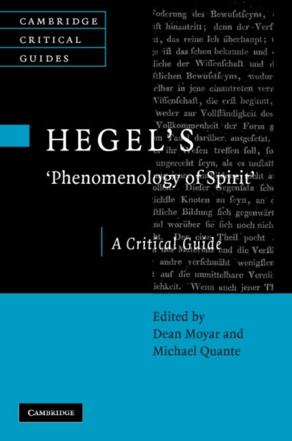 Hegel''s Phenomenology of Spirit - A Critical Guide