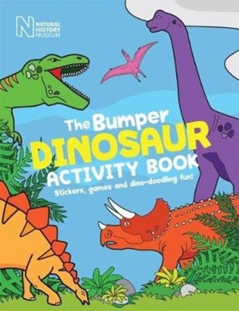 The Bumper Dinosaur Activity Book - Stickers, games and dino-doodling fun!