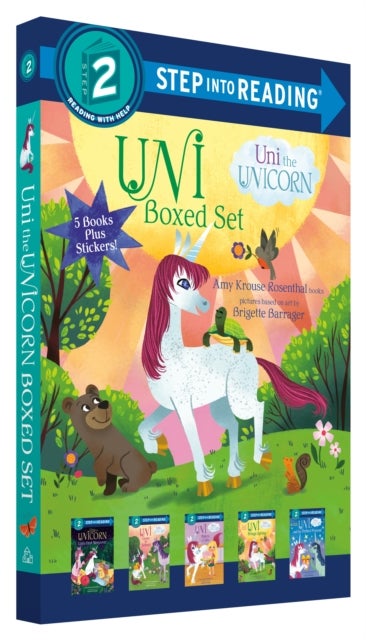 Uni the Unicorn Step into Reading Boxed Set - Uni Brings Spring; Uni's First Sleepover; Uni Goes to School; Uni Bakes a Cake; Uni and the Perfect Present