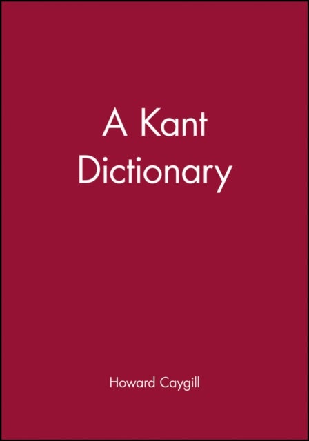 Kant Dictionary