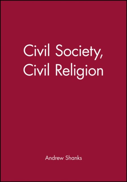 Civil Society Civil Religion