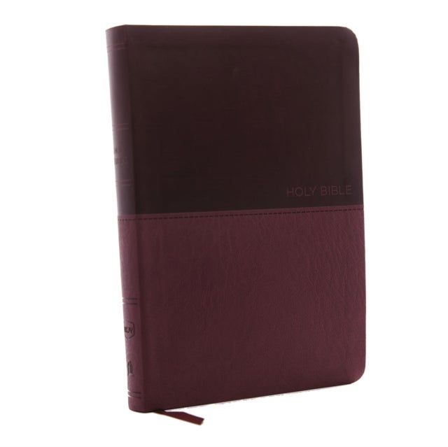 NKJV, Value Thinline Bible, Large Print, Burgundy Leathersoft, Red Letter, Comfort Print - Holy Bible, New King James Version