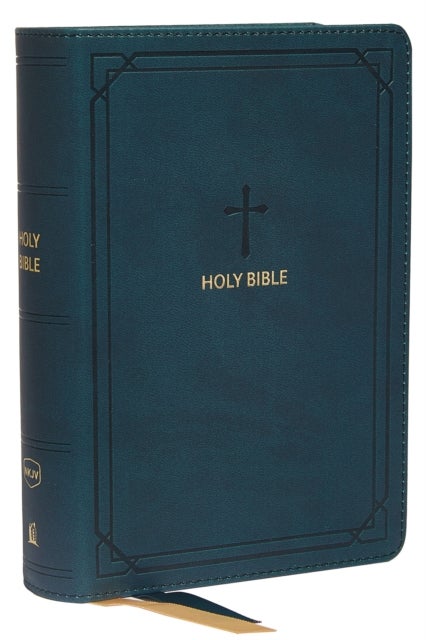 NKJV, End-of-Verse Reference Bible, Compact, Leathersoft, Teal, Red Letter, Comfort Print - Holy Bible, New King James Version