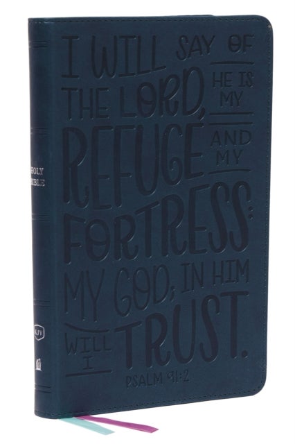 KJV Holy Bible: Thinline Youth Edition, Teal Leathersoft, Red Letter, Comfort Print: King James Version (Verse Art Cover Collection) - Holy Bible, King James Version
