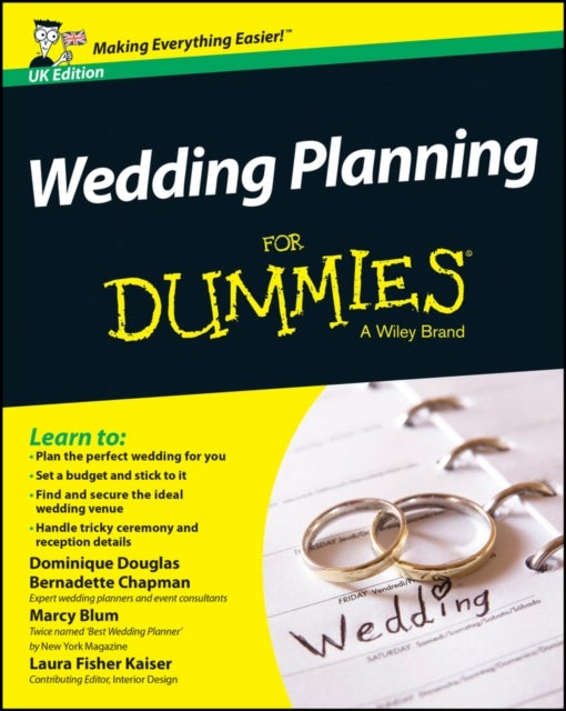 Wedding Planning For Dummies UK Edition