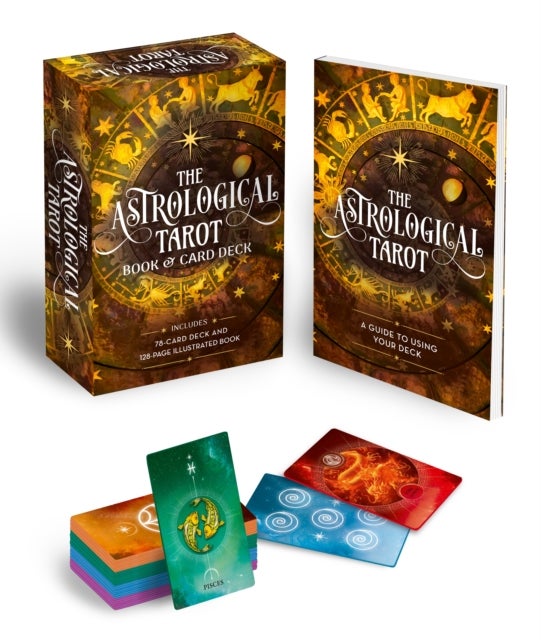 Astrological Tarot Book & Card Deck - Includes a 78-Card Deck and a 128-Page Illustrated Book