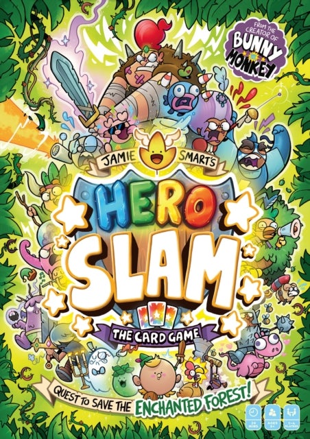 Jamie Smart’s Hero Slam - Quest to Save the Enchanted Forest: A card game by the no 1 bestselling creator of Bunny vs Monkey