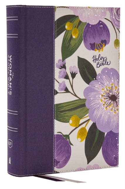 KJV, The Woman's Study Bible, Purple Floral Cloth over Board, Red Letter, Full-Color Edition, Comfor
