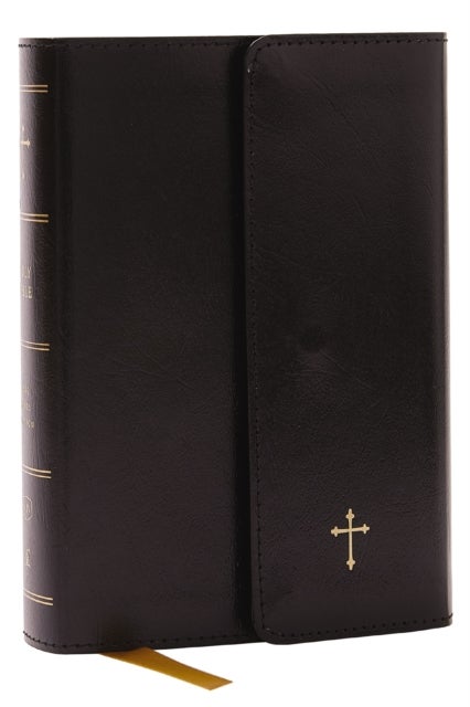 KJV Holy Bible: Compact with 43,000 Cross References, Black Leatherflex with flap, Red Letter, Comfo