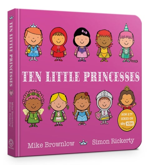 Ten Little Princesses Board Book - Board Book