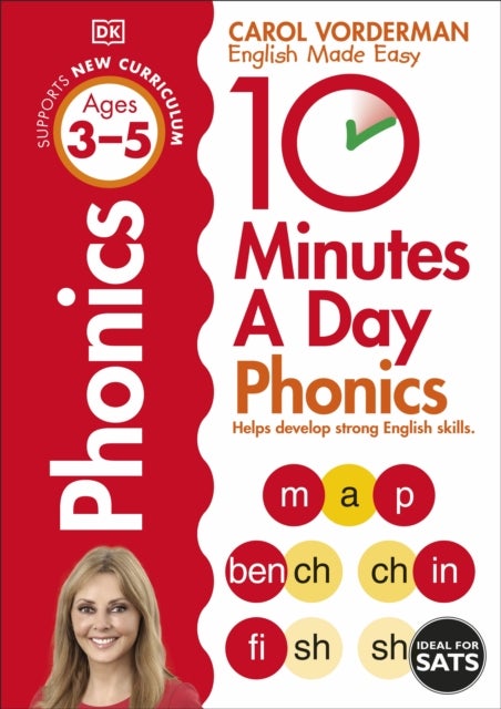 10 Minutes A Day Phonics, Ages 3-5 (Preschool) - Supports the National Curriculum, Helps Develop Strong English Skills