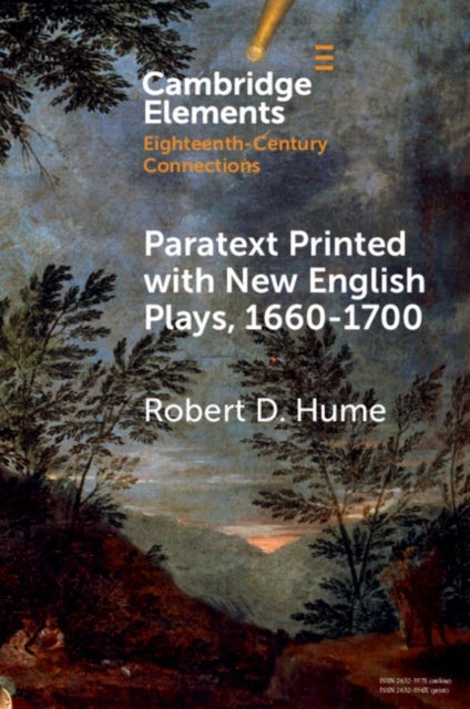 Paratext Printed with New English Plays, 1660¿1700
