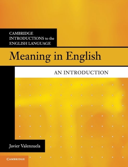 Meaning in English - An Introduction