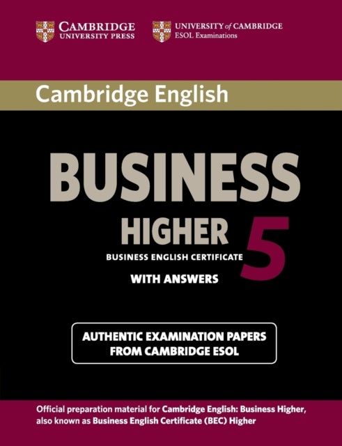 Cambridge English Business 5 Higher