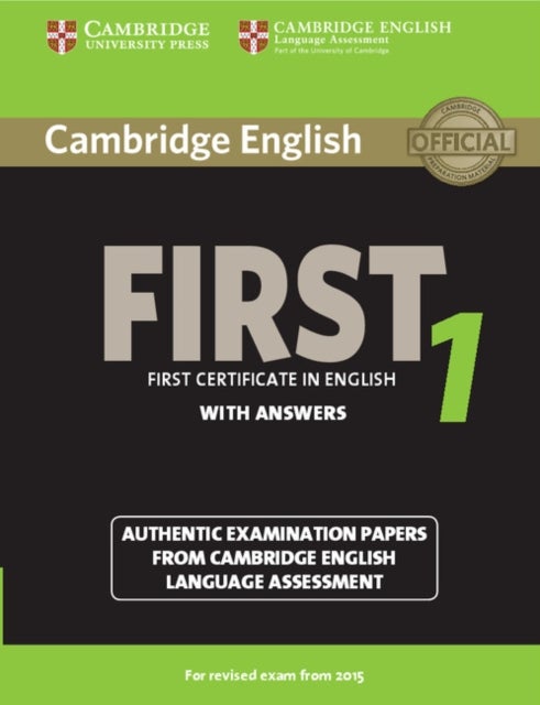 Cambridge English First 1 With Answers