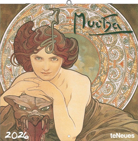 Kalender 2026 30x30 Mucha