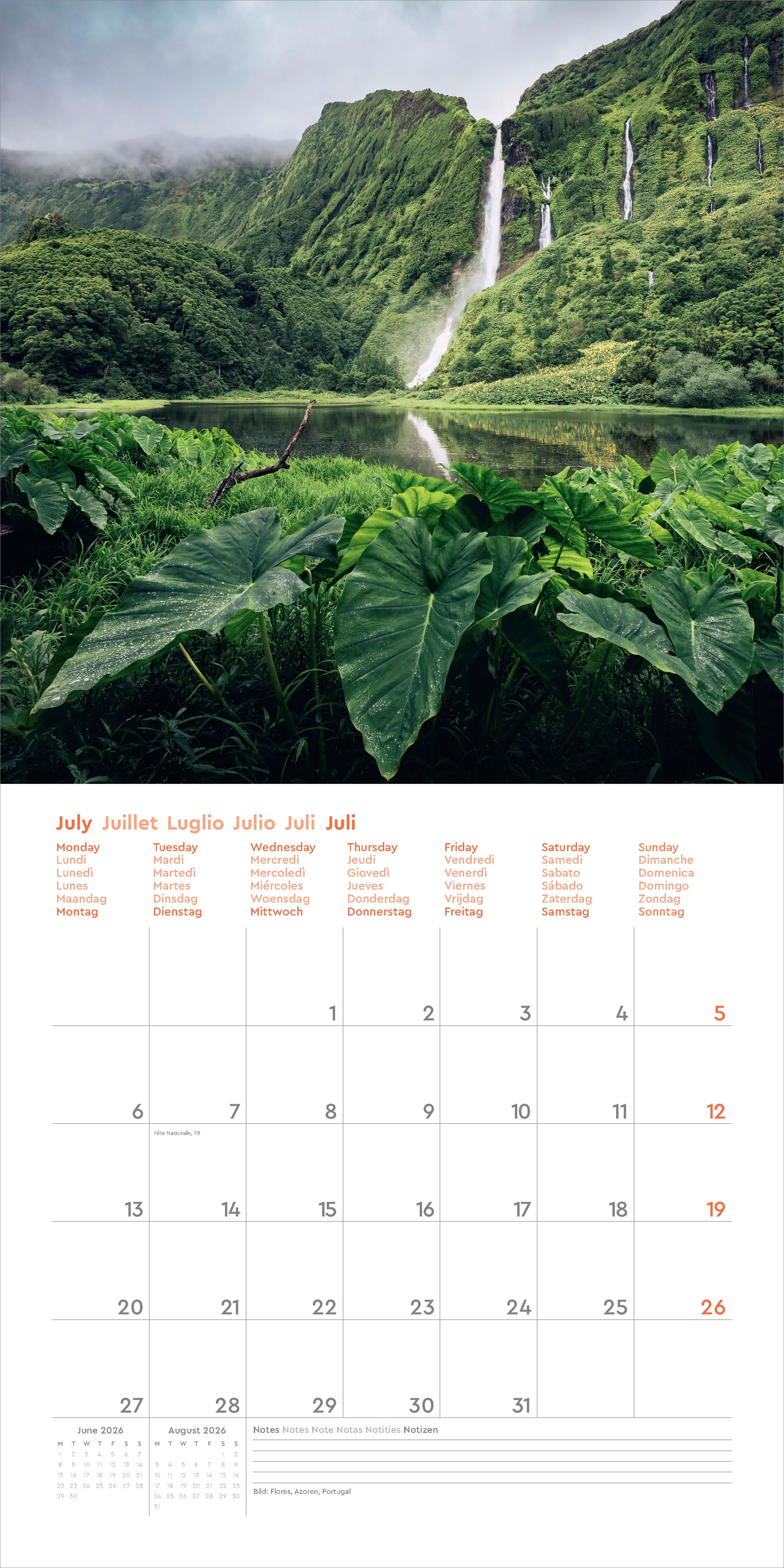 Kalender 2026 30x30 Seasons
