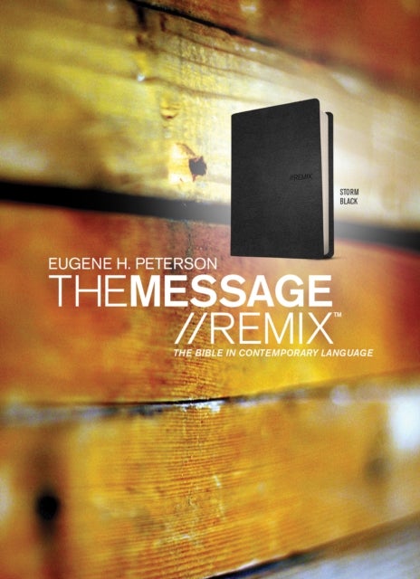 Message//REMIX (Leather-Look, Black) - The Bible in Contemporary Language