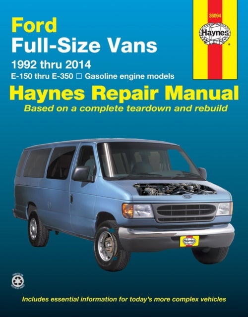 Ford full-size E-150-E-350 petrol vans (1992-2014) Haynes Repair Manual (USA) - 1992 to 2014