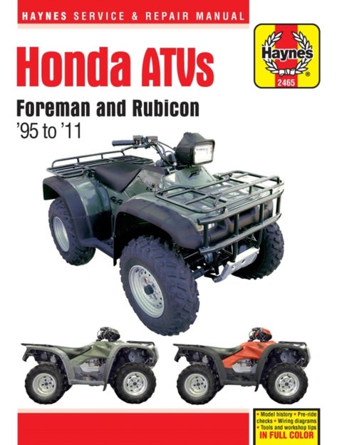 Honda Foreman ATV (95 -11) - 1995-2011