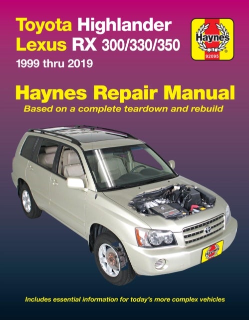 Toyota HighLander (2001-2019) & Lexus RX 300/330/350 (1999-2019) (USA) - 1999-2014