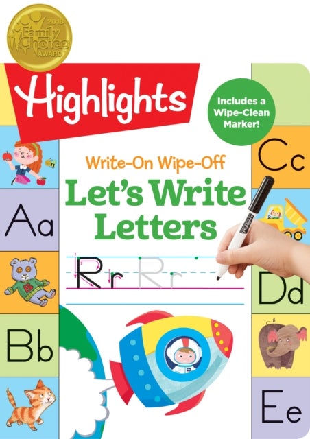 Let's Write Letters - Write and Wipe Handwriting Practice for Kids Ages 3-6, Dry Erase Workbook with Kids Writing Practice, Uppercase and Lowercase Letter Tracing, Mazes and More