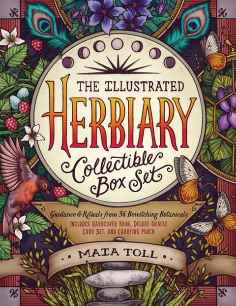 The Illustrated Herbiary Collectible Box Set - Guidance and Rituals from 36 Bewitching Botanicals; Includes Hardcover Book, Deluxe Oracle Card Set, and Carrying Pouch