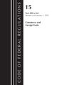 Code of Federal Regulations, Title 15 Commerce and Foreign Trade 800-End, Revised as of January 1, 2023