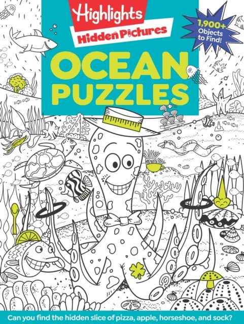 Ocean Puzzles - Over 100 Ocean-Themed Search and Find Puzzles for Kids 6 and Over, Featuring Sea Creatures, Marine Animals, Underwater Scenes and Over 1,900 Hidden Objects