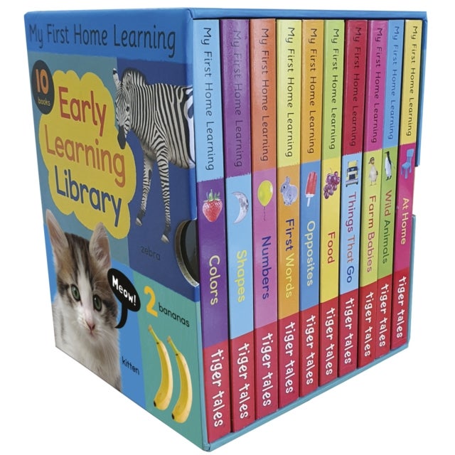 Early Learning Library - Box Set 10 Board Books for Kids