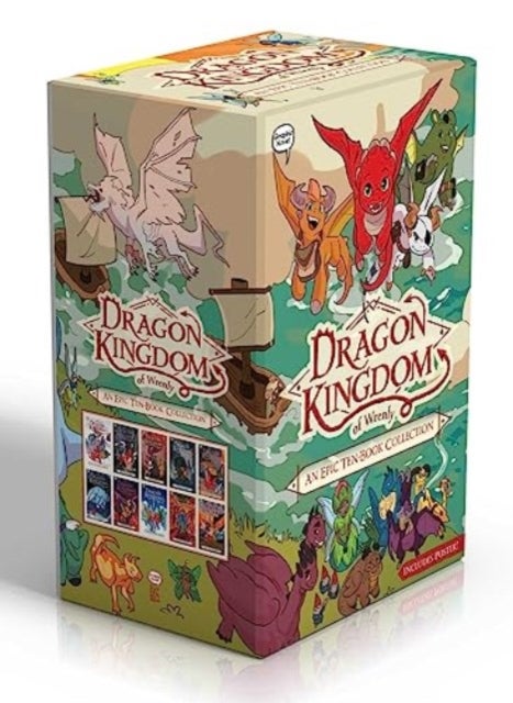 Dragon Kingdom of Wrenly An Epic Ten-Book Collection (Includes Poster!) (Boxed Set) - The Coldfire Curse; Shadow Hills; Night Hunt; Ghost Island; Inferno New Year; Ice Dragon; Cinder's Flame; The Shattered Shore; Legion of Lava; Out of Darkness