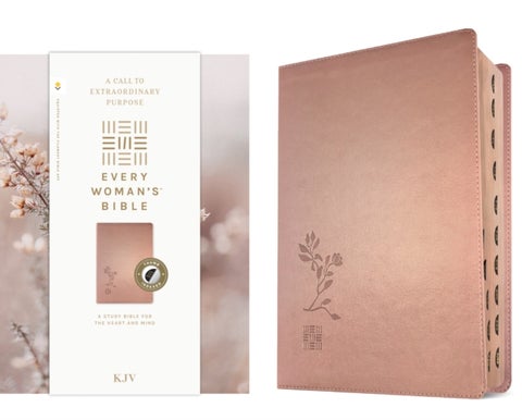 KJV Every Woman''s Bible, Filament Enabled (LeatherLike, Rose Gold, Indexed, Red Letter) - King James Version, Rose Gold, Filament Enabled Leatherlike, Every Woman's Bible, Indexed, Red Letter