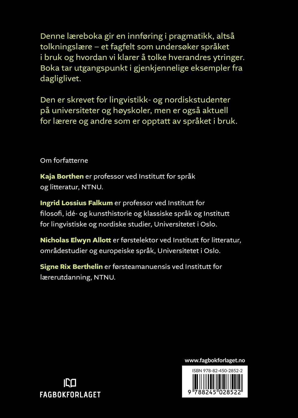 Kommunikasjon, ass!