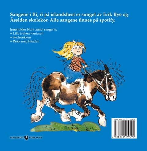 Ri, ri på islandshest - bildesangbok for hele familien