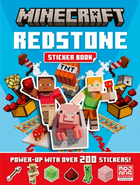 MNCRFT REDSTONE STICKER BK PB