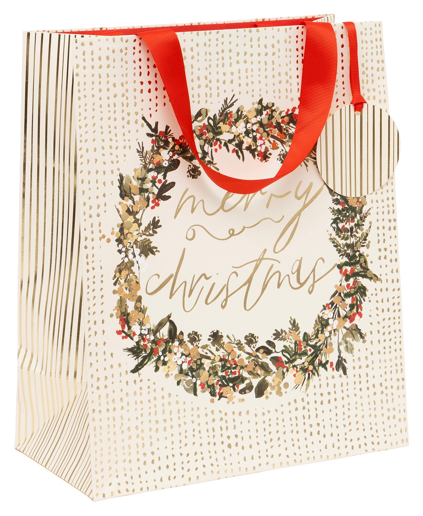 Gavepose L Festive Floral Gold