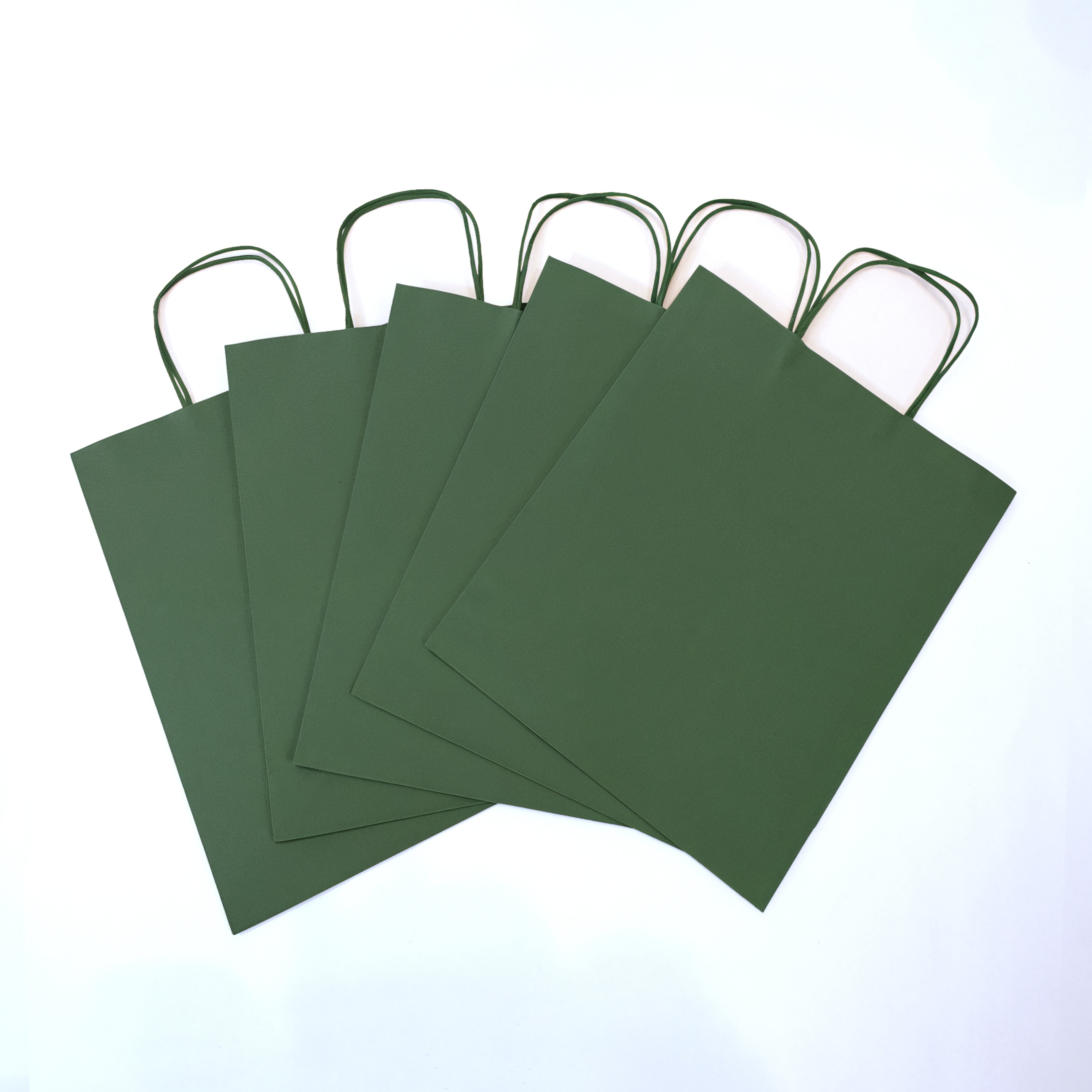 Gavepose mørkgrønn 5pk L