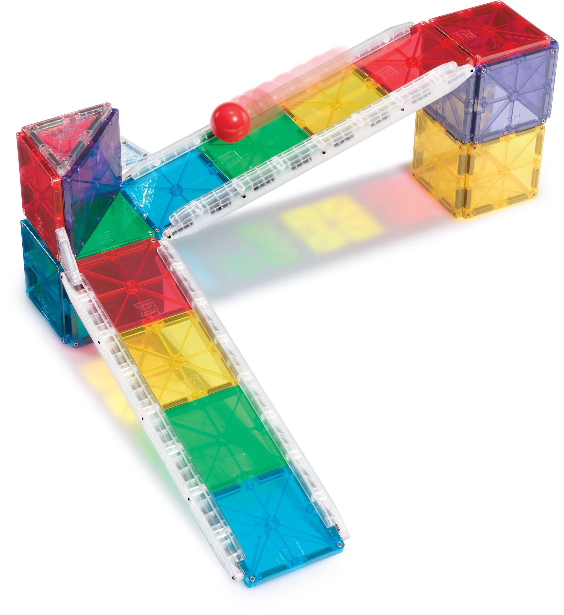 Magna-Tiles Small Rail Racer 33 Pcs