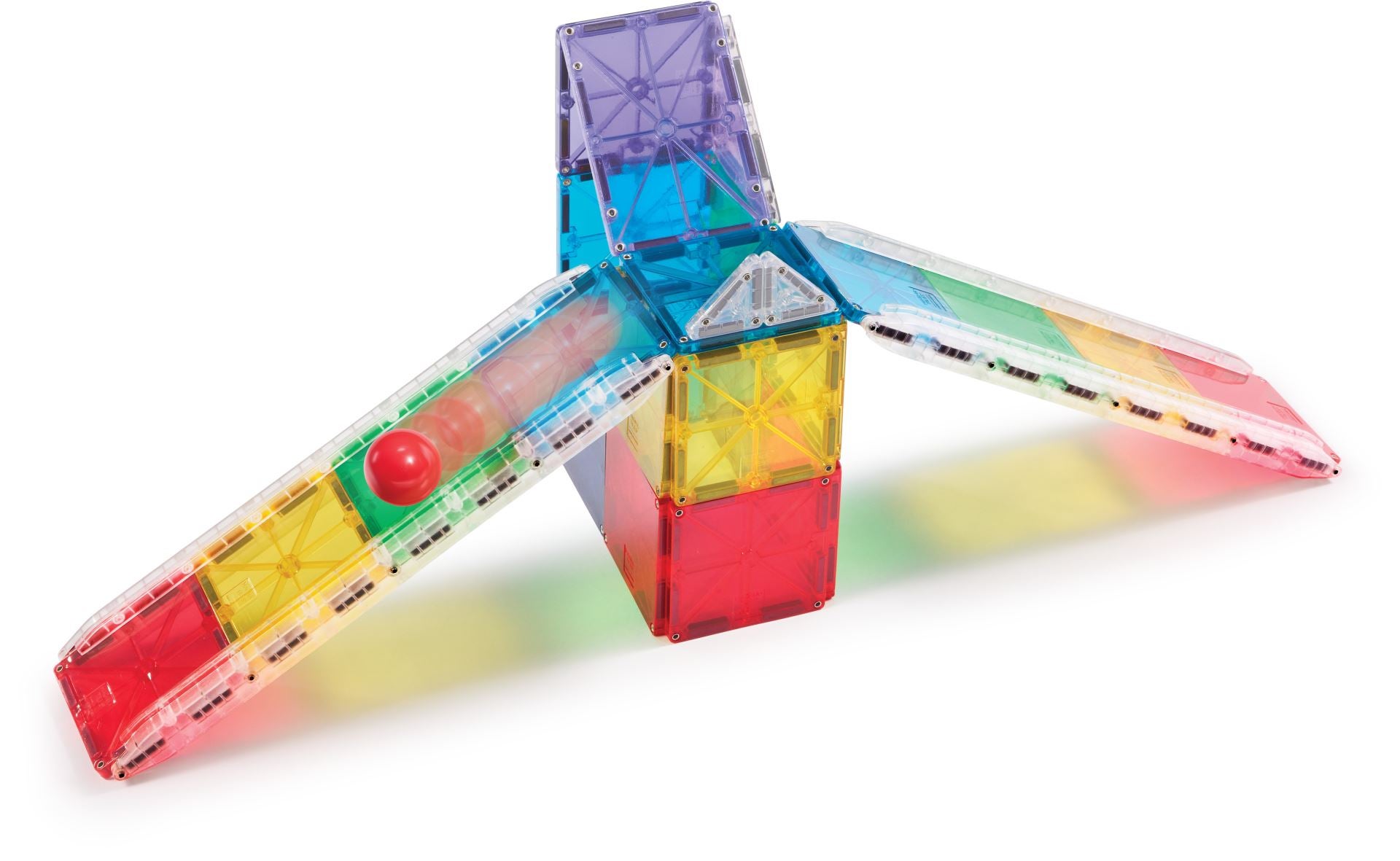 Magna-Tiles Small Rail Racer 33 Pcs