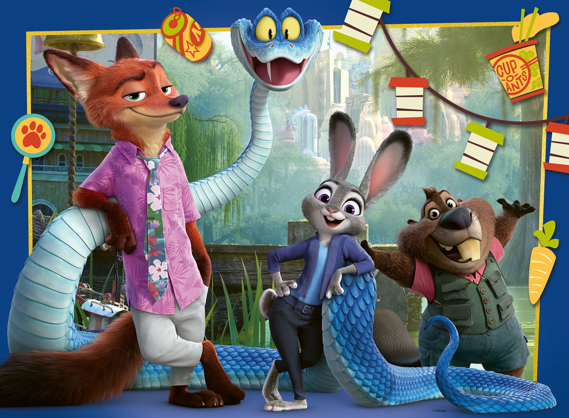 Puslespill 100 Zootopia 2 Ravensburger