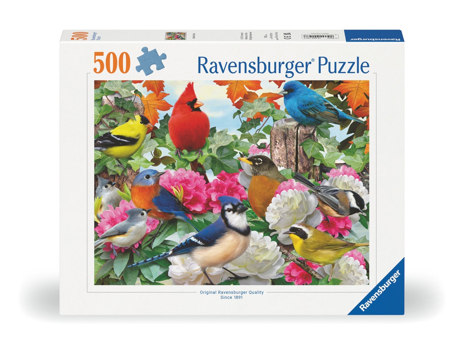Puslespill 500 Hagefugler Ravensburger